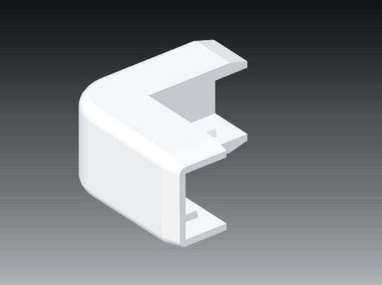 Kopos External Corner Cover Lh White 15 X 10mm