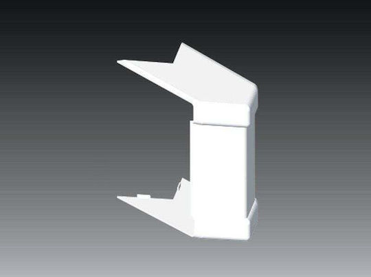 Kopos Corner Cover External Pk White 140 X 70mm