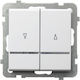 Ospel Sonata Wall Switch Rolling Shutters Doubl...