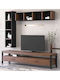 Wohnzimmer TV-Einheit Braun