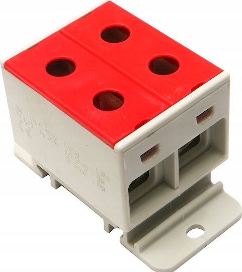 Incobex 2-way 35mm2 Red Busbar Terminal Zgx-2x35 Red Ene-00170