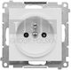 Kontakt-Simon Power Socket Gray 1pcs