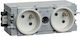 Hager Socket Doppelter Gemauert Stromsteckdose ...