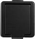 Timex Single Power Socket Waterproof with Lid and Switch Black