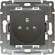 KOS Power Socket Gray 1pcs