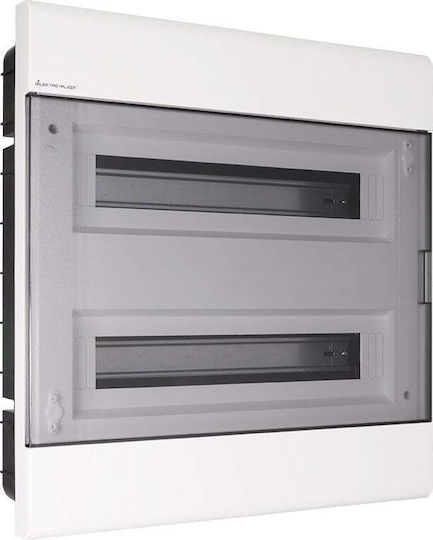 Elektro Plast Elektrischer Sicherungskasten Wandmontage, 2 Reihen, 18 Elemente