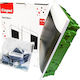 Legrand Practibox S Fuse Box Wall Mounted, 2 Rows, 18 Elements