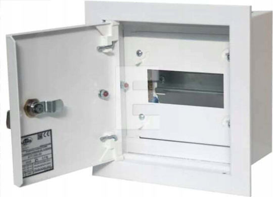 Alfako Wall mounted 6-Elements Fuse Box with 1 Row