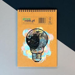 Greenmink Spiral Notebook with White Pages B5 White