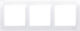 Simon Triple Antibacterial Frame White