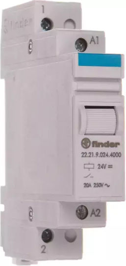 Finder Βιομηχανικό Ρελέ Ισχύος 24V 22.21.9.024.4000