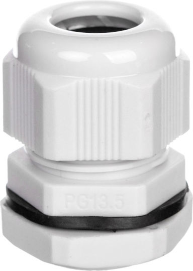 Erko Polyamide Cable Gland Pg13.5 Ip68 Gray Dk Pg-13.5-s