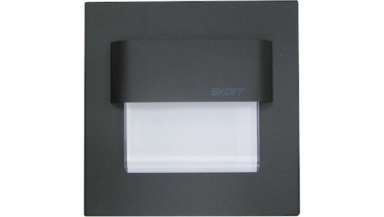 Skoff Wall-Mounted Outdoor Light LED 0.8W with Natural White Light