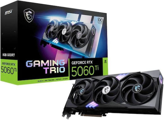 MSI GeForce RTX 5060 Ti 8GB GDDR7 Gaming Trio OC Graphics Card