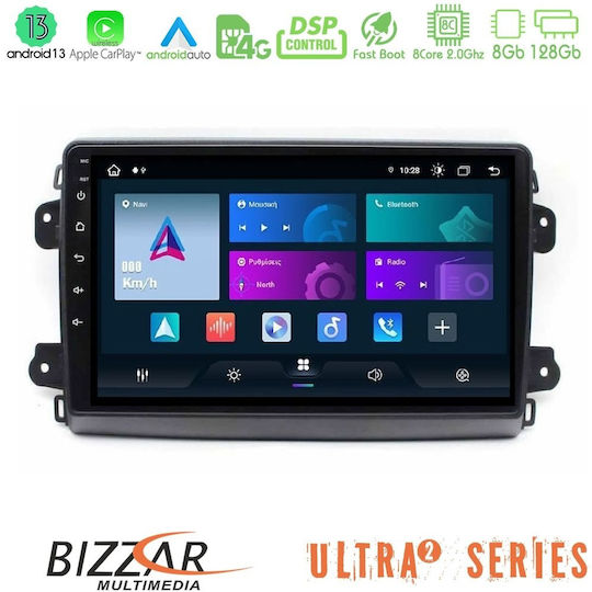 Bizzar Автомобилна Аудио Система (Блутут/USB/WiFi/GPS/Apple-Carplay/Android-Auto) с Тъчскрийн 9"