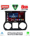Lenovo Car Audio System for Jeep Wrangler 2011-2014 (Bluetooth/USB/WiFi/GPS/Apple-Carplay/Android-Auto) with Touch Screen 10"