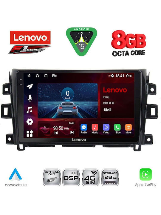 Lenovo Car Audio System for Nissan Navara 2016 (Bluetooth/USB/WiFi/GPS/Apple-Carplay/Android-Auto) with Touch Screen 10"