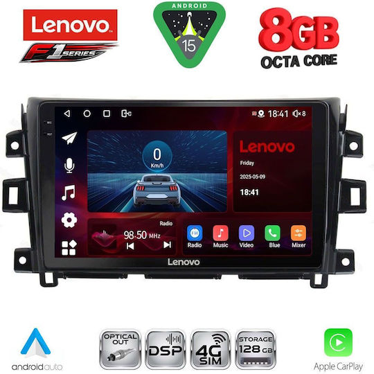 Lenovo Car Audio System for Nissan Navara 2016 (Bluetooth/USB/WiFi/GPS/Apple-Carplay/Android-Auto) with Touch Screen 10"