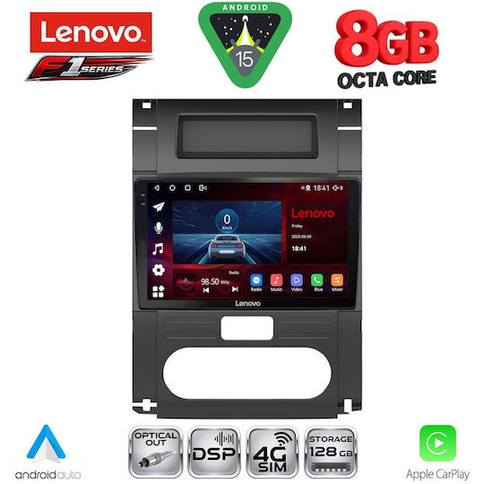 Lenovo Ηχοσύστημα Αυτοκινήτου για Nissan X-Trail 2007-2013 (Bluetooth/USB/WiFi/GPS/Apple-Carplay/Android-Auto) με Οθόνη Αφής 10"