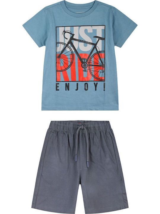Energiers Kids' Set with Shorts Summer 2pcs Nav...
