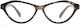 Frog Optical Reading Glasses +1.25 in Brown color