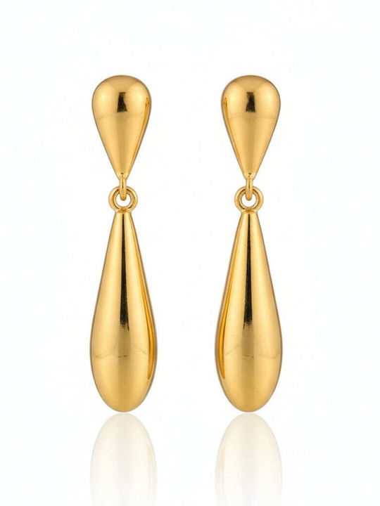 Charmy Single Earring made of Steel Gold Plated