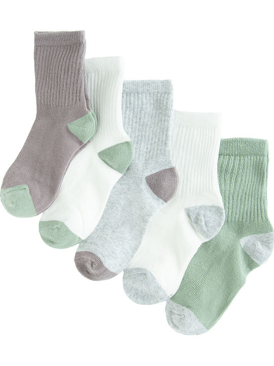 Cool Club Kids' Socks Gray 5 Pairs