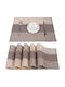 Belle Vous Placemats Plastic Maro 44.5x30cm 6buc