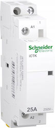 Schneider Electric Acti9 Ρελέ Ράγας 25A Διπολικό