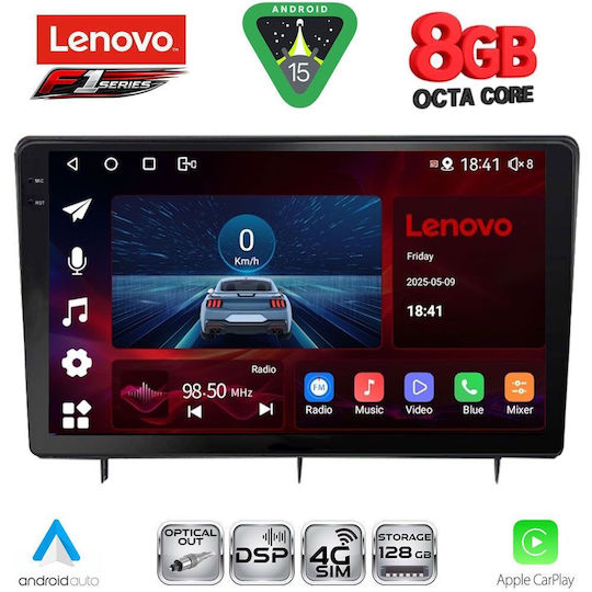 Lenovo Ηχοσύστημα Αυτοκινήτου για Honda Civic 2022 (Bluetooth/USB/WiFi/GPS/Apple-Carplay/Android-Auto) με Οθόνη Αφής 10"