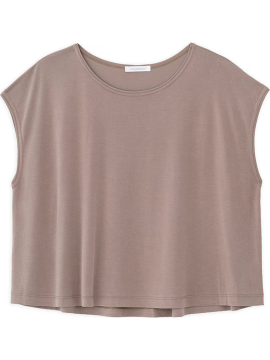 Philosophy Wear Γυναικείο Crop Top Κοντομάνικο ...