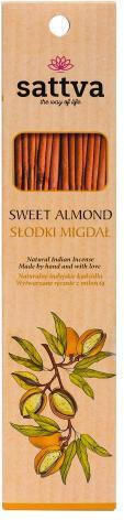 Sattva Sattva Natural Indian Incense Stick Sweet Almond 15 Pcs