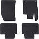 vidaXL Set of Front and Rear Mats 4pcs for Peugeot 308 2021 Black