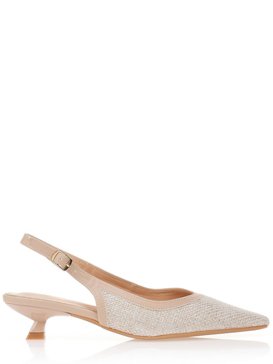Tsoukalas Leder Pumps mit Riemchen & flacher Ab...
