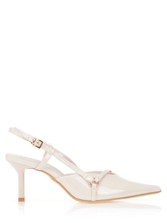 Tsoukalas Pumps mit Riemchen & mittelhoher Absa...