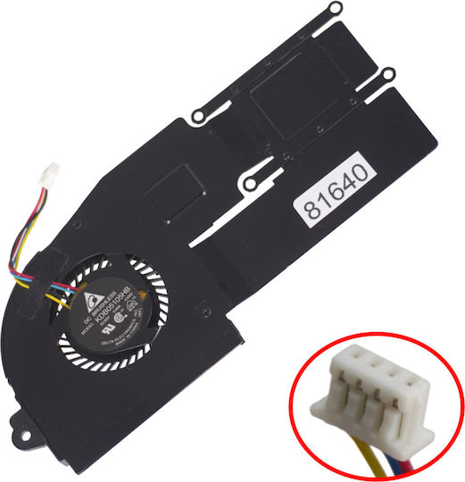 Laptop Cpu Cooling Fan Asus X202e S200 X202 S200e Q200e X201e X201ep X201ev Kdb05105hb Ab05105hx060b00 13gnfq1at010 Heaatsink 4pin Code 81640