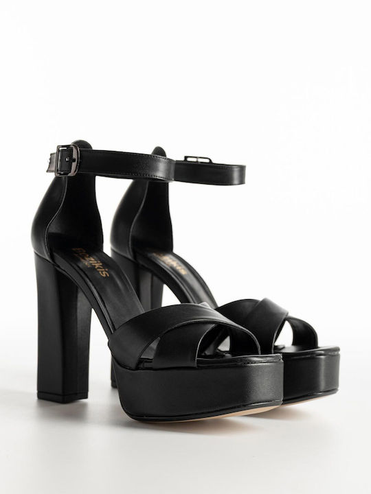 Bozikis Sandalen Schwarz