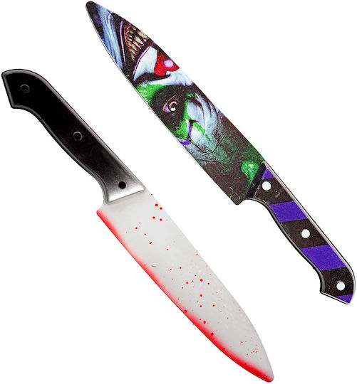 Karnevalsaccessoires Messer Clown des Schreckens 31 cm