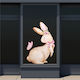 Easter Display Window Sticker Bunny Butterfly 60x40cm