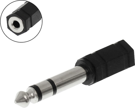 Converter 6.3mm male to 3.5mm female 1pcs 02.008.0007