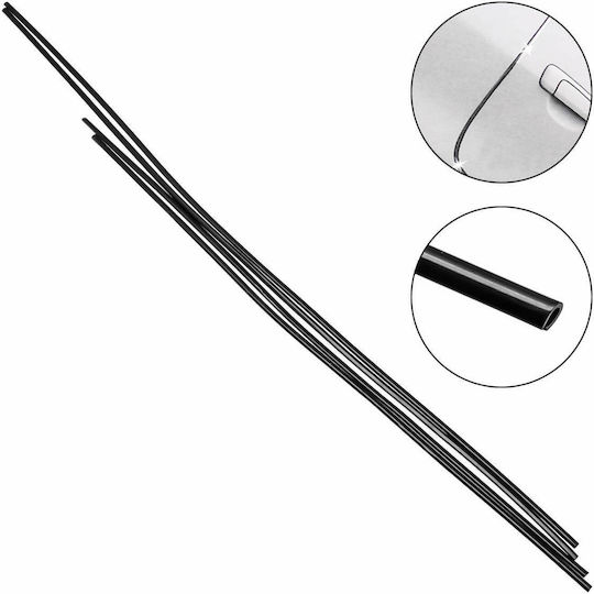 Maxeed Dekorative Chrom Autoaufkleber Schwarze 4 Stücke 8262