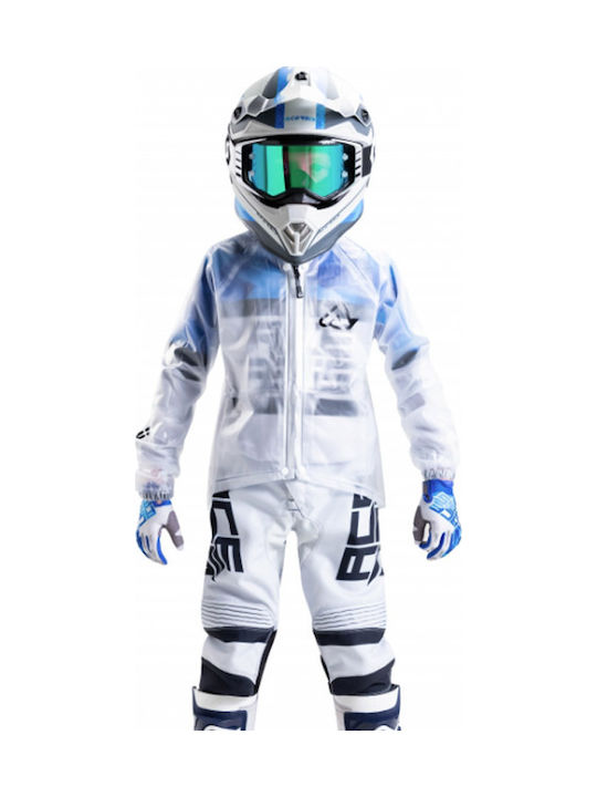 Acerbis Rain 3.0 Junior Ανδρικό Αδιάβροχο Μπουφάν Μηχανής Διάφανο Χρώμα