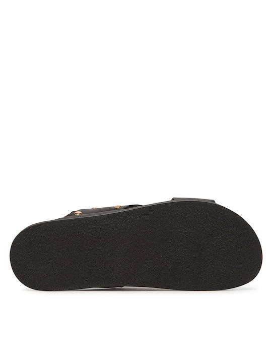 Only Flache Sandalen für Damen in Schwarz Farbe