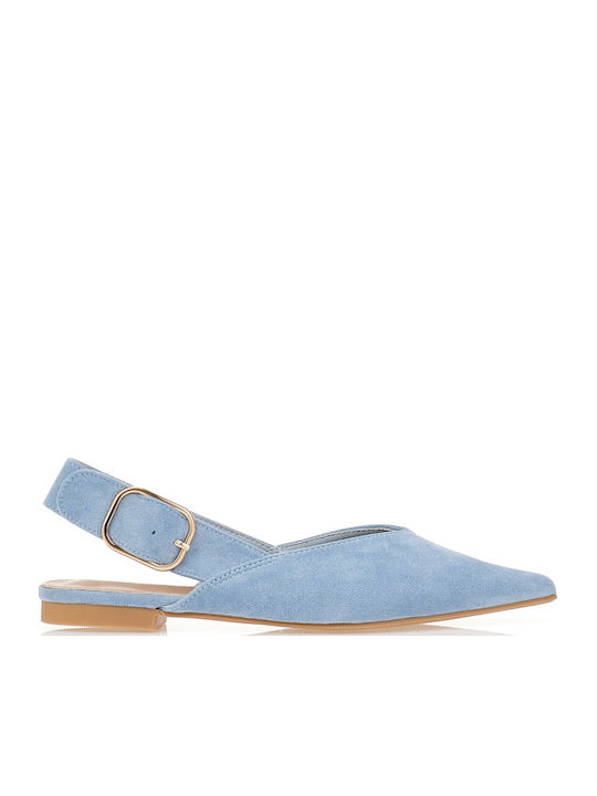 Tsoukalas Suede Γυναικείες Μπαλαρίνες Slingback...