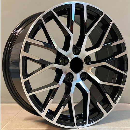 Audi Style 1349 9x20 5x112 Et35 Black Face Machined