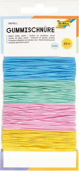 Folia Handicraft Elastic Lace Pastel 1mm x 5m Set of 4 Colors