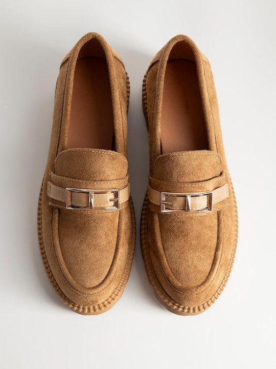 Дамски Loafers в Кафяв Цвят