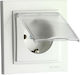 Mono Electric Power Socket Silver 1pcs