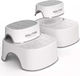 Double Non-Slip Kids Bathroom Step Stool – Auxiliary Set of 2 Pieces
