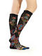 Desmazieres Drino Patterned Socks Multicolored